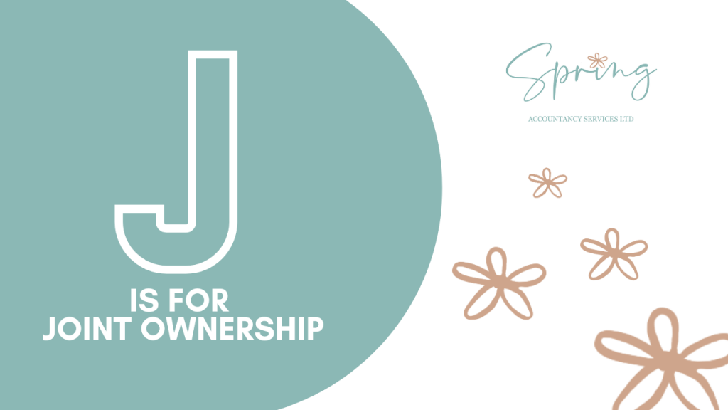 J is for Joint ownership!